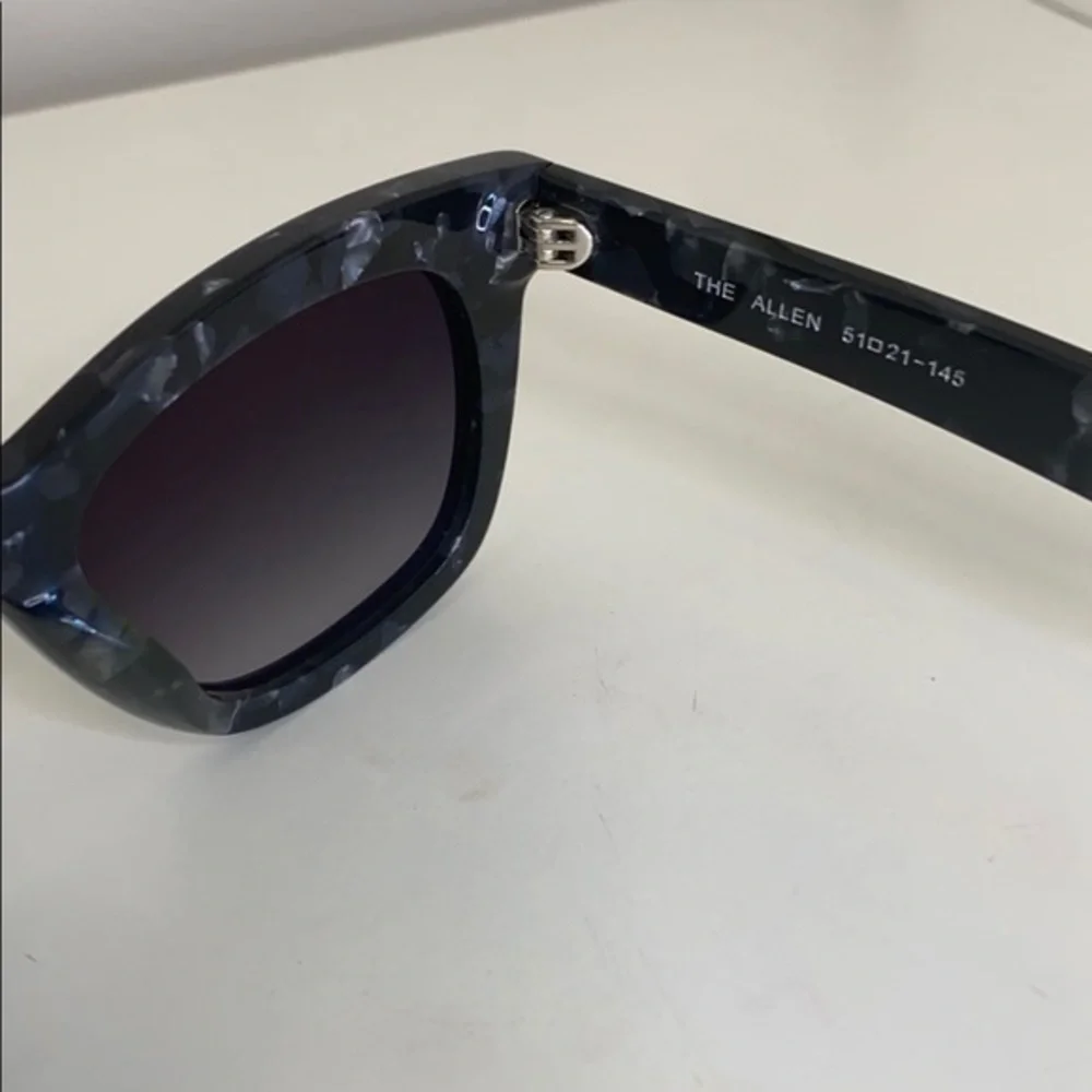 Komono sunglasses NEW Allen Black Marble wayfarer